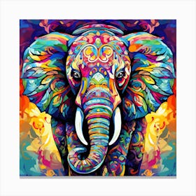 Elephant Painting 10 Canvas Print