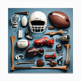 Sports Collage Canvas Print