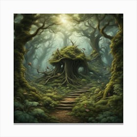 Fairy Forest 48 Canvas Print