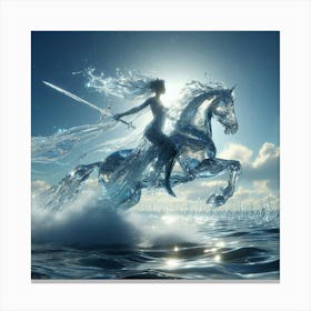 Ice Horse Canvas Print