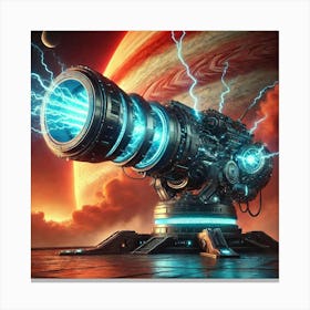 A Sci Fi Depiction Of The Wrath Cannon Visual 2 Canvas Print