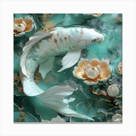 Koi Fish Canvas Print