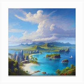 Island Paradise Canvas Print