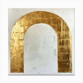 Gold Arch Canvas Print