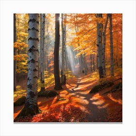 Autumn Forest Canvas Print