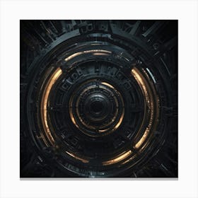 Futuristic Spaceship 1 Canvas Print