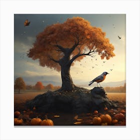 Autumn Tree Canvas Print