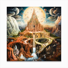 Heaven and hell 1 Canvas Print