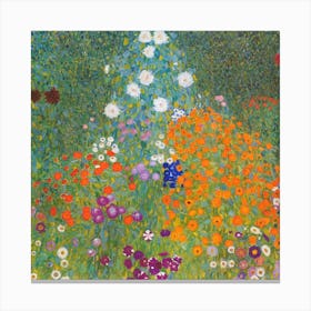 Cottage Garden, Gustav Klimt Canvas Print