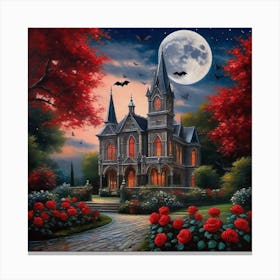 Gothic Castle Canvas Print