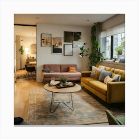 A Photo Of A Furnished Apartment 3 Canvas Print