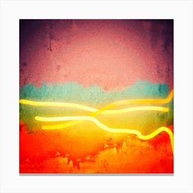 Img 4018. Multicoloured Dynamic Abstract Erno Canvas Print