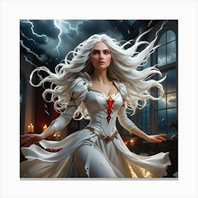 White Witch Canvas Print