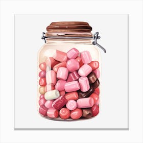 Jar Of Candy 5 Canvas Print