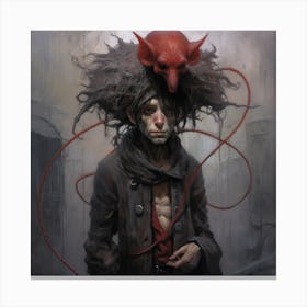 Man With A Red Head Canvas Print