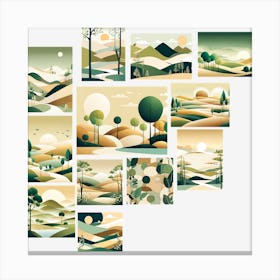 Landscapes Collection Canvas Print