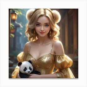 Chinese Panda Canvas Print