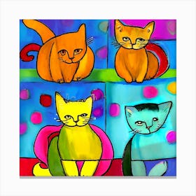 The Cats 2 Canvas Print