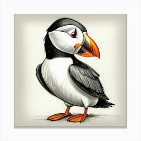 Puffin 8 Canvas Print