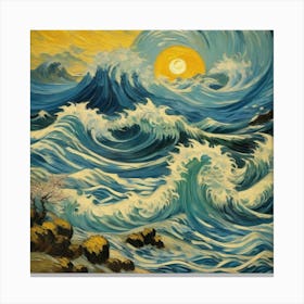 Wild tide Canvas Print