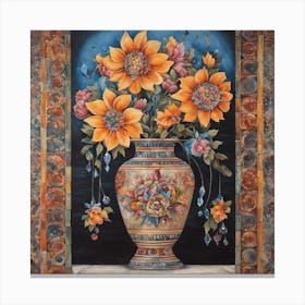 342802 A Wall Painting Of A Vase With Beautiful Colors An Xl 1024 V1 0 Canvas Print