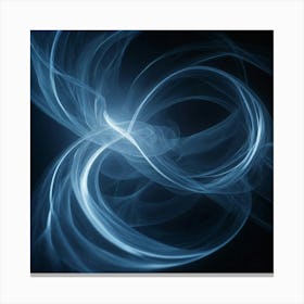 Abstract Smoke Canvas Print