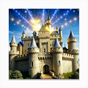 Castle In The Sky 2 Canvas Print