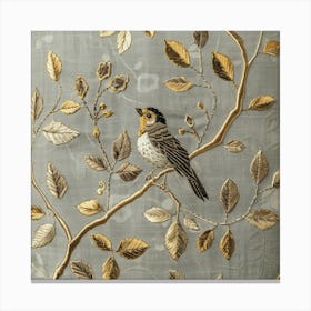 Bird On Branch 3 Canvas Print