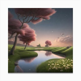 Cherry Blossoms 4 Canvas Print