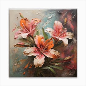 Alstroemeria Canvas Print