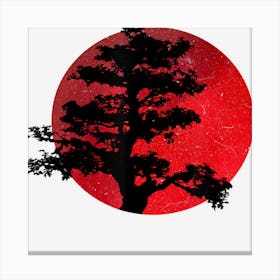 Japanese Bonsai Tree Japanese Tradition Art Canvas Print