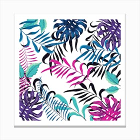 Tropical Leaves Art Print Canvas Print