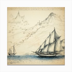 探検の航海 Voyage Of Exploration (VI) Canvas Print