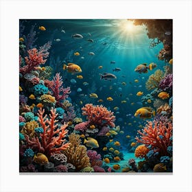 Coral Reef 12 Canvas Print