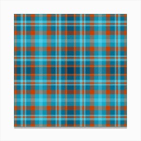 Tartan Scotland Seamless Plaid Pattern Vintage Check Color Square Geometric Texture 5 Canvas Print