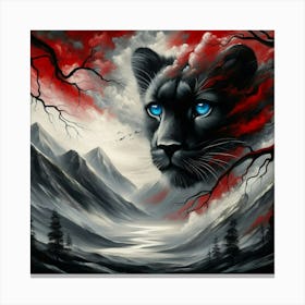 Black Panther 14 Canvas Print