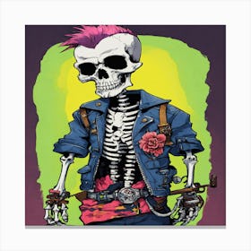 Skeleton 2 Canvas Print