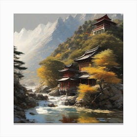 Asian Landscape 4 Canvas Print