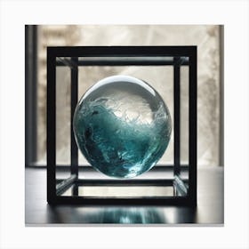 Blue Sphere Canvas Print