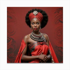 African Beauty 1 Canvas Print