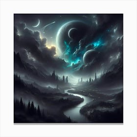 Dark Fantasy Landscape 2 Canvas Print