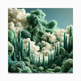 Forest Of Trees Canvas Print