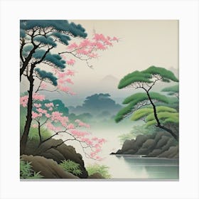 Japanese Landscape 3 Canvas Print