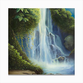 Beautiful Waterfall Canvas Print