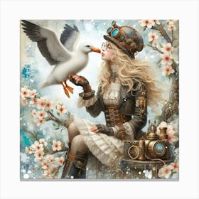 Steampunk Girl 8 Canvas Print