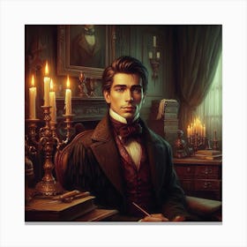 Victorian Portrait Canvas Print