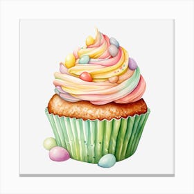 Easter Cupcake Canvas Print