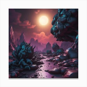 Rocky Landscape Canvas Print