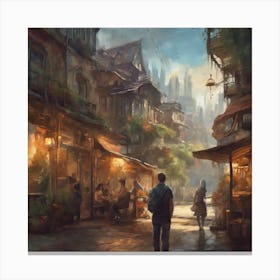 Fantasy Painting 37 Canvas Print