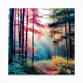 Wild Lush Forest Canvas Print